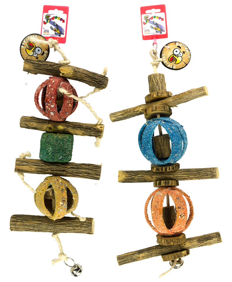 Birrdeeez Double Circus Ball & Sekelbos Toy