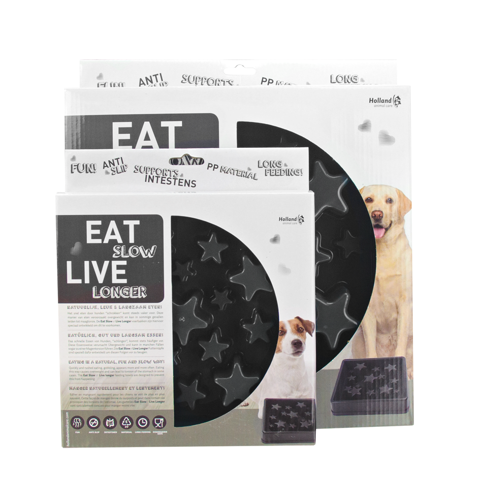 Eat Slow Live Longer Star Grey S