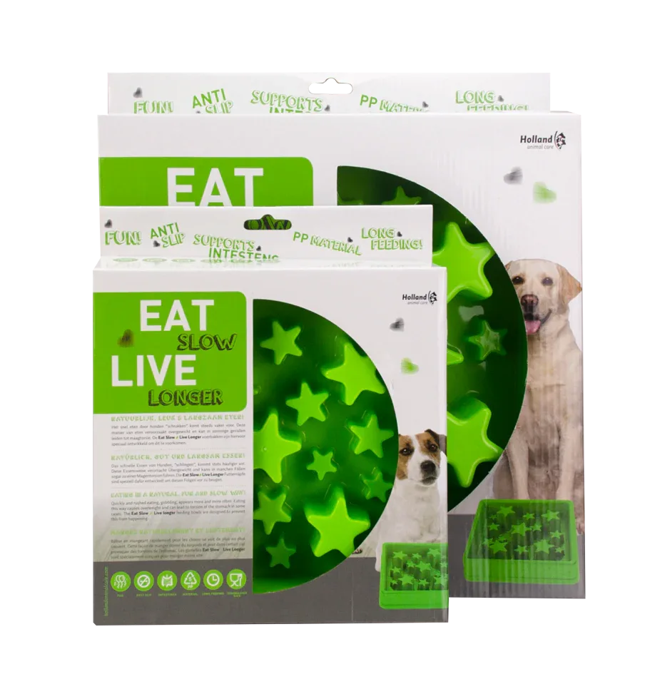 Eat Slow Live Longer Star Green S - PremiumHobby