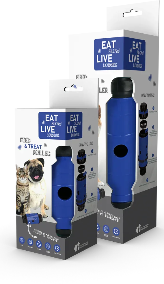 Eat Slow Live Longer Feed and Treat L Blau - PremiumHobby