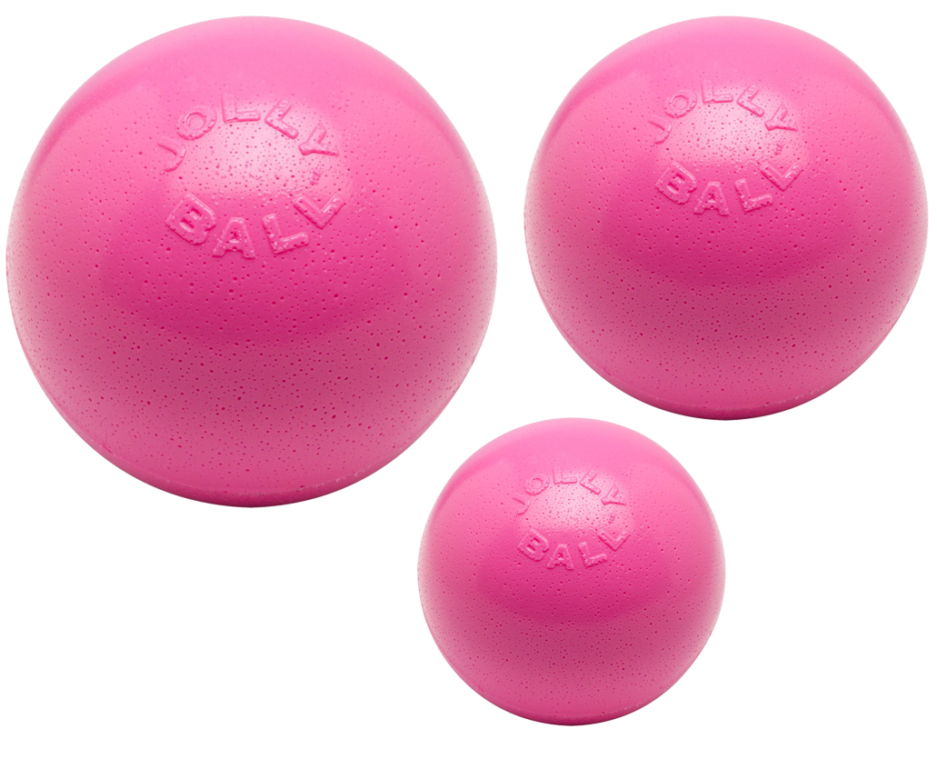 Jolly Ball Bounce-n Play 11cm Rosa (Kaugummii Duft)