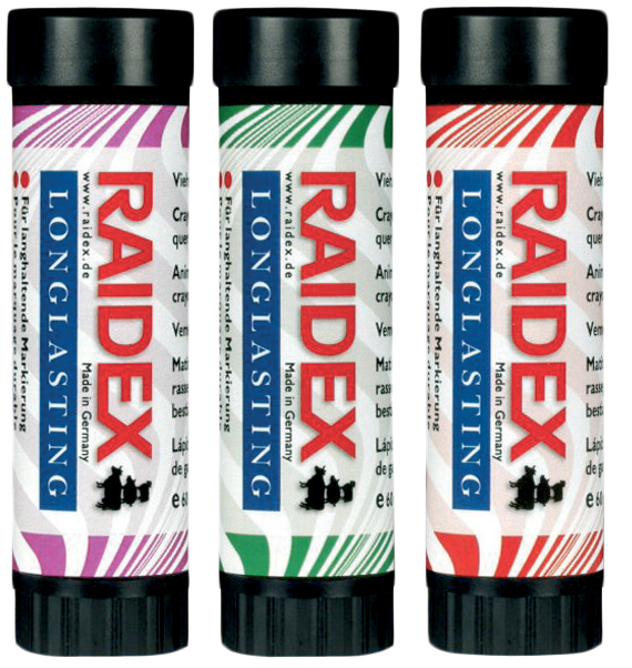 Viehzeichenstifte drehbar Lang Wirksam, violett