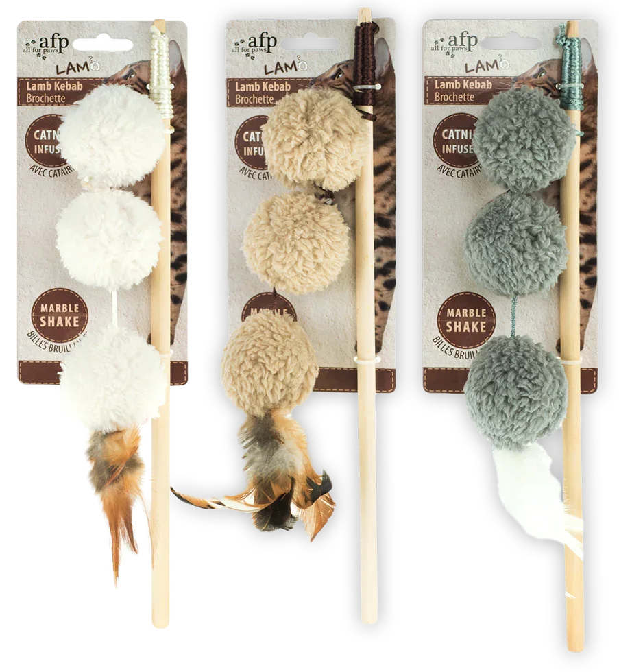 AFP Lambswool-Lamb Kebab Wand Catnip - PremiumHobby