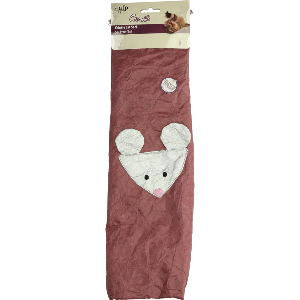 AFP Crumples Crinkle Cat Sack Purple - PremiumHobby