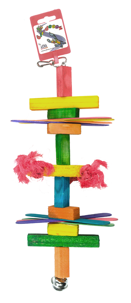 Birrdeeez Sittich Holzspielzeug 35 cm