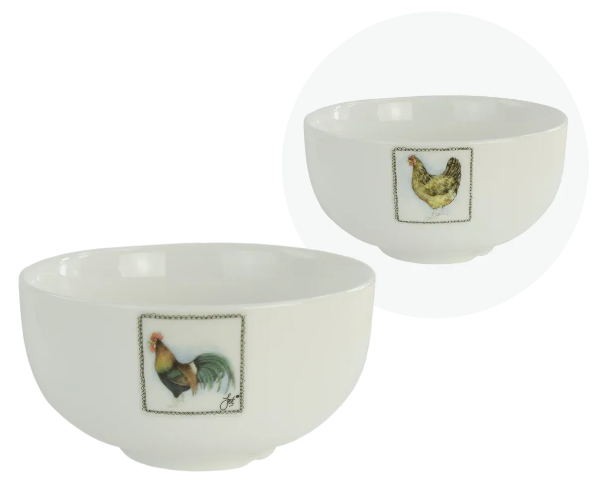 HofundZoo Schale Hahn-Huhn - PremiumHobby