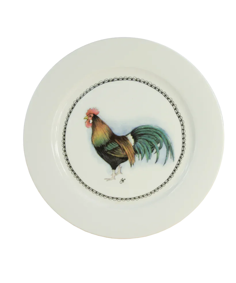 HofundZoo Frühstücksteller 21cm Hahn - PremiumHobby