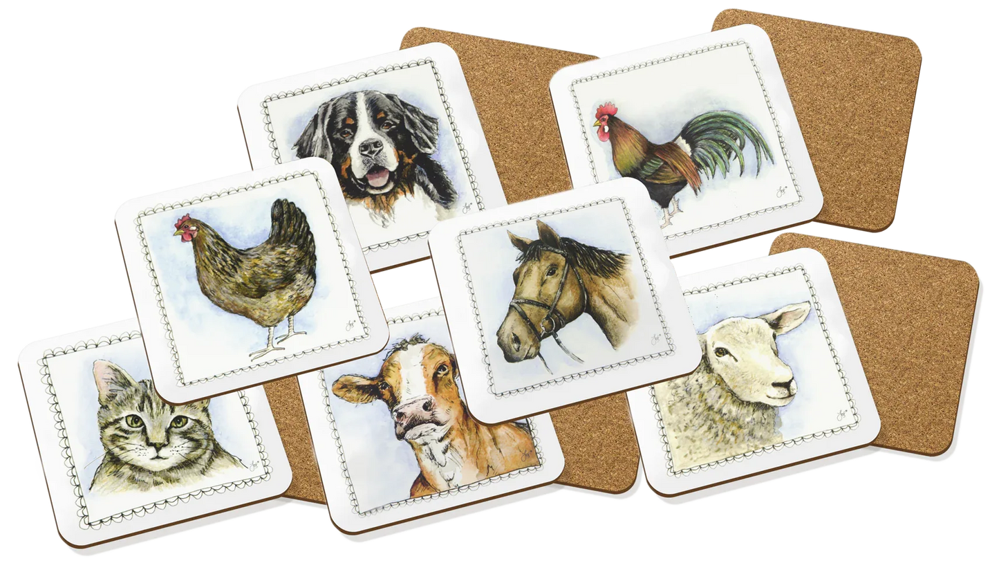 HofundZoo Untersetzer 7 St - PremiumHobby