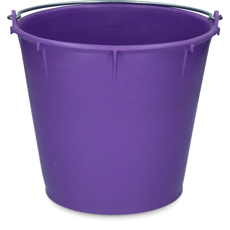Eimer 7 l mit Griff violett - PremiumHobby