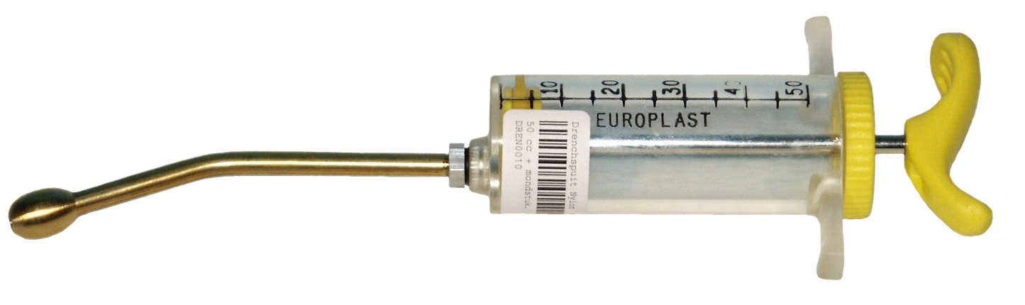 Drenchspritze Nylon 50 ml + Mundstück