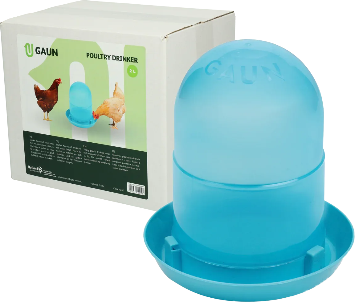 Geflügel Stülptränke 2 Ltr. blau - PremiumHobby