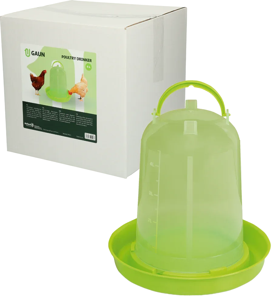 Geflügel Stülptränke 5 L, lemongrün - PremiumHobby