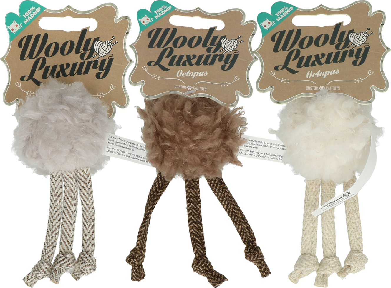 Wooly Luxury Oktopode Braun