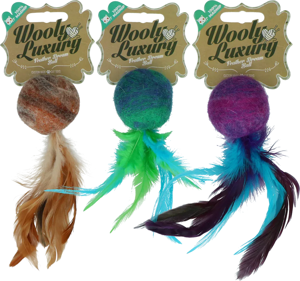 Wooly Luxury Feather Dream Ball Braun - PremiumHobby