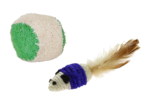 Jackson Galaxy Rope Mouse w/Ball - PremiumHobby