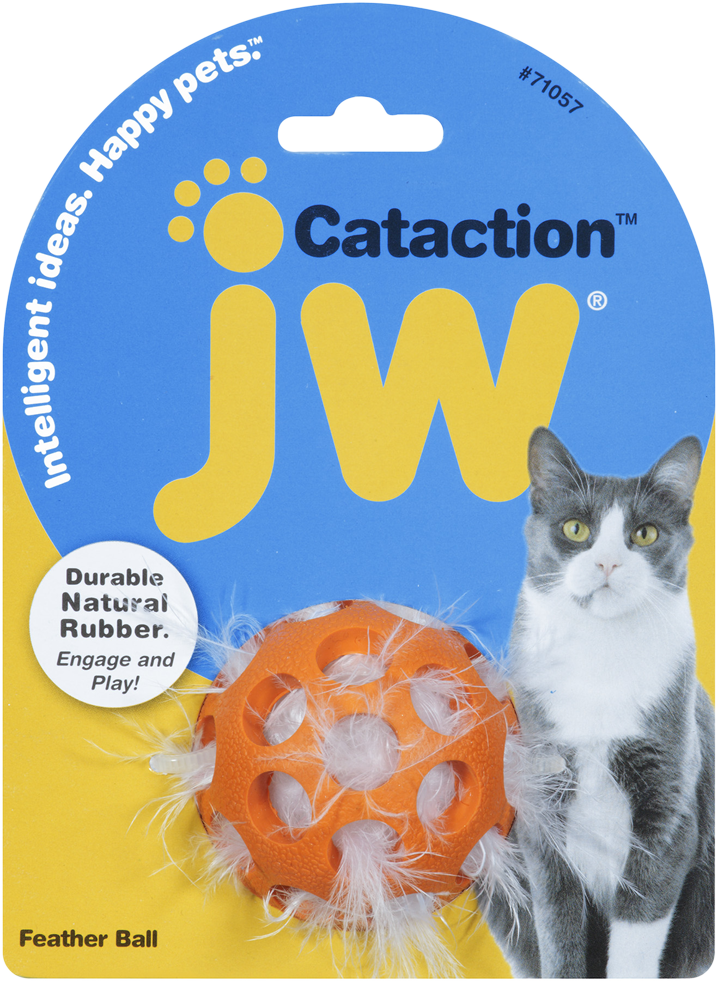 JW Cataction Feather Ball