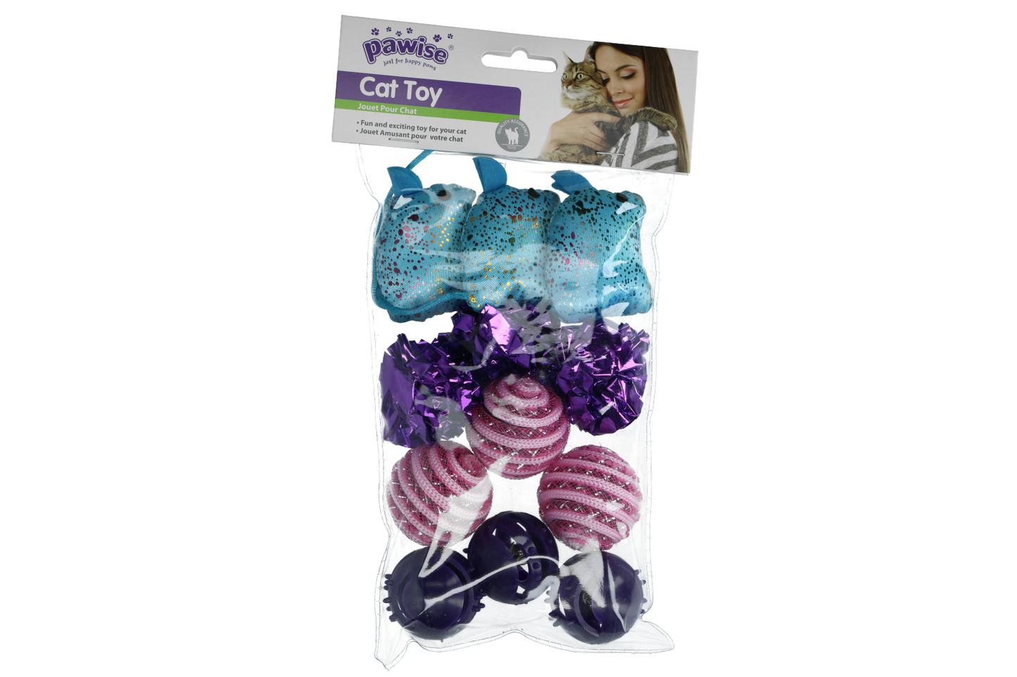 Pawise Ball & Mice Value Pack -12PCS