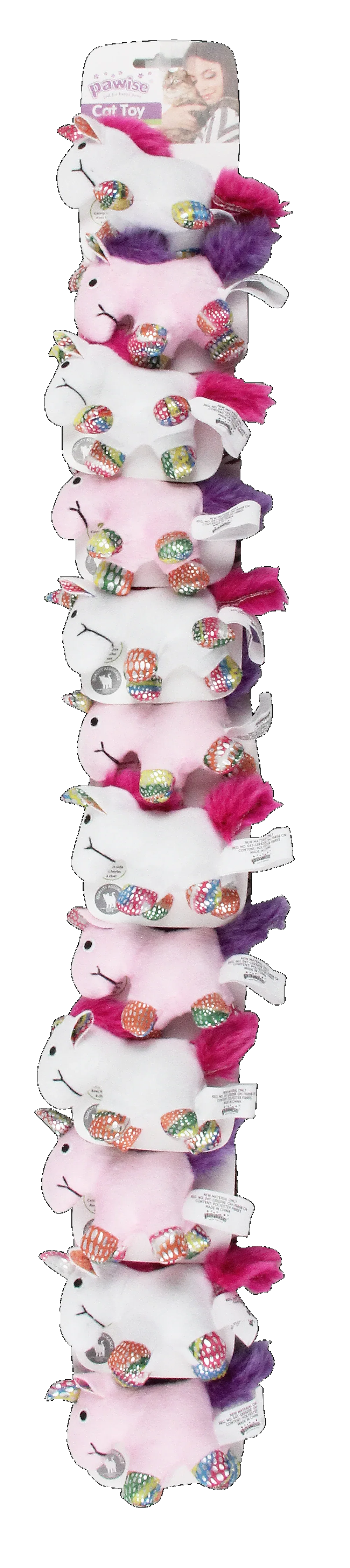 Pawise Cat toy-unicorn with catnip - PremiumHobby