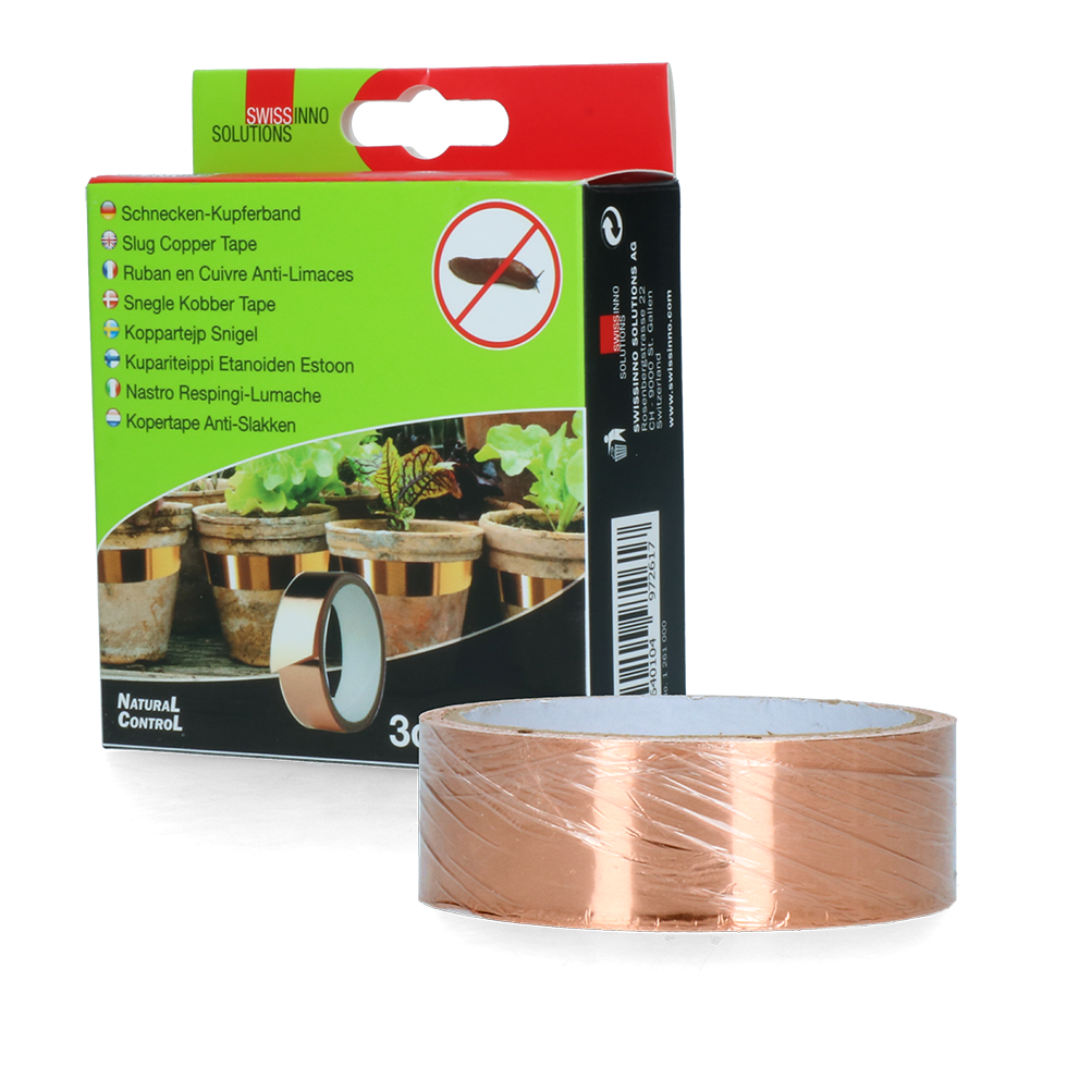 Schnecke Kupferband 5 m x 3 cm