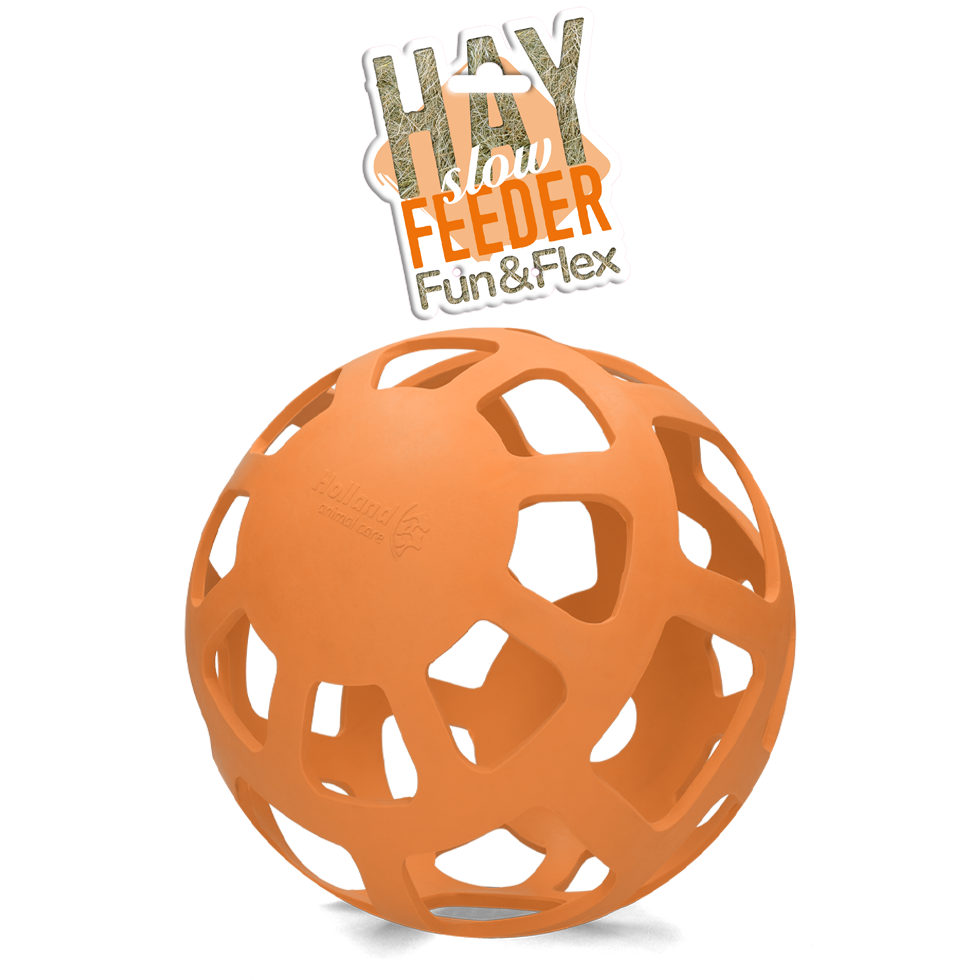 Hay Slowfeeder fun and flex 22 cm Orange Ball
