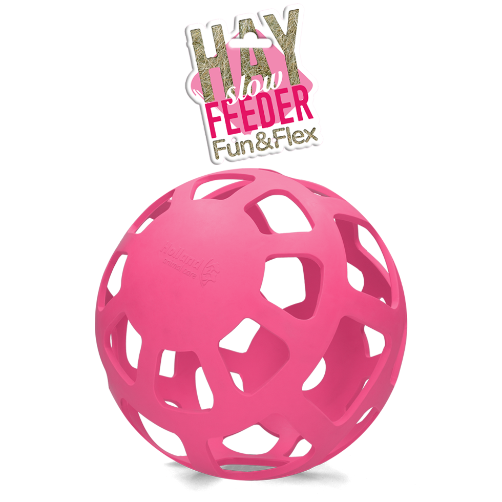 Hay Slowfeeder fun and flex 22 cm Rosa Ball
