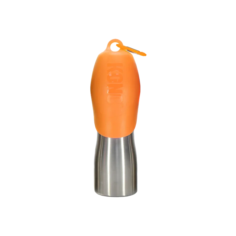 KONG H2O 740 ml Edelstahl Wasserflasche orange - PremiumHobby