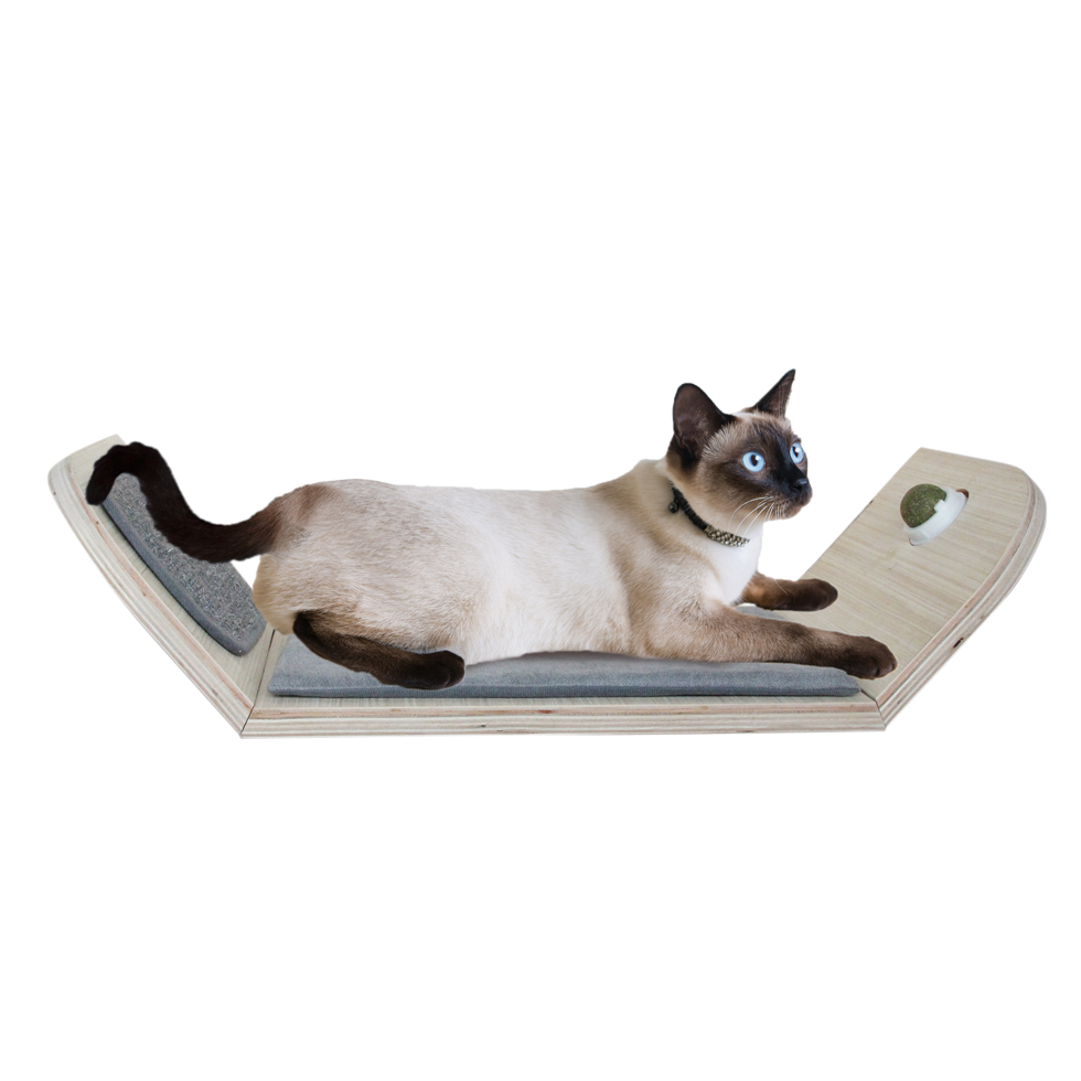 AFP Skywalk - Scratcher Lounge Bed With Catnip Ball