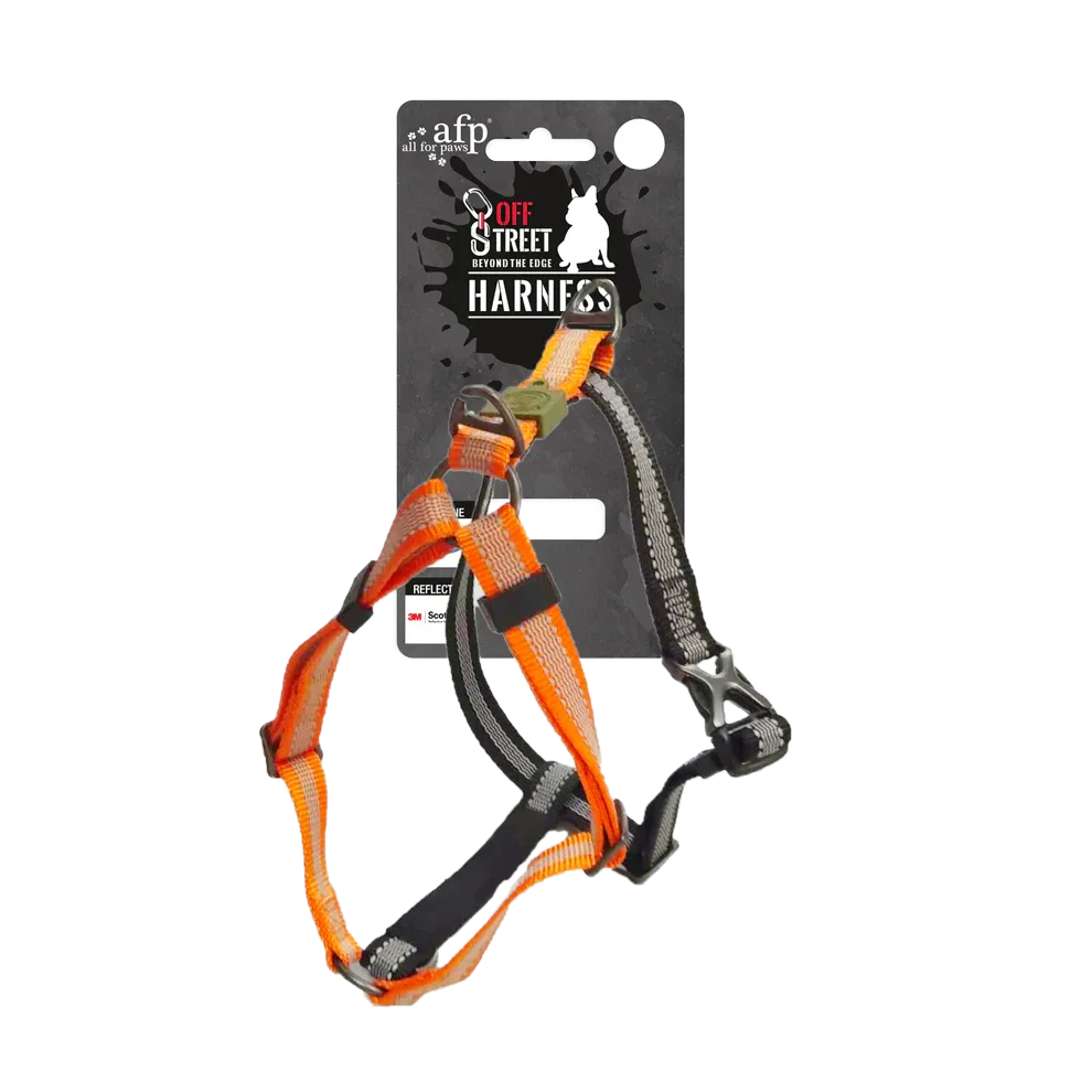 AFP Off Street Dog Non-pull Harness Tangerine L - PremiumHobby