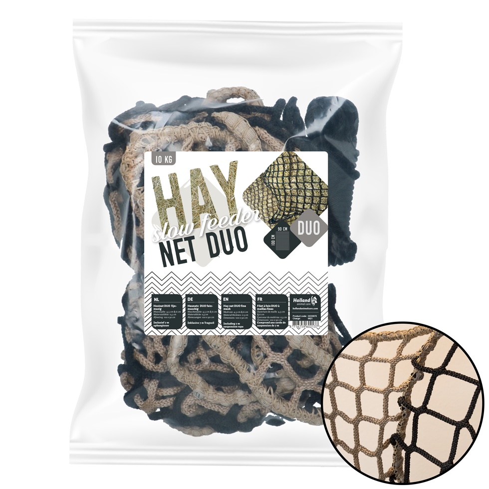 Heunetz Slowfeeder 10 kg (5 mm dick, Maschenweite 60/45 mm)