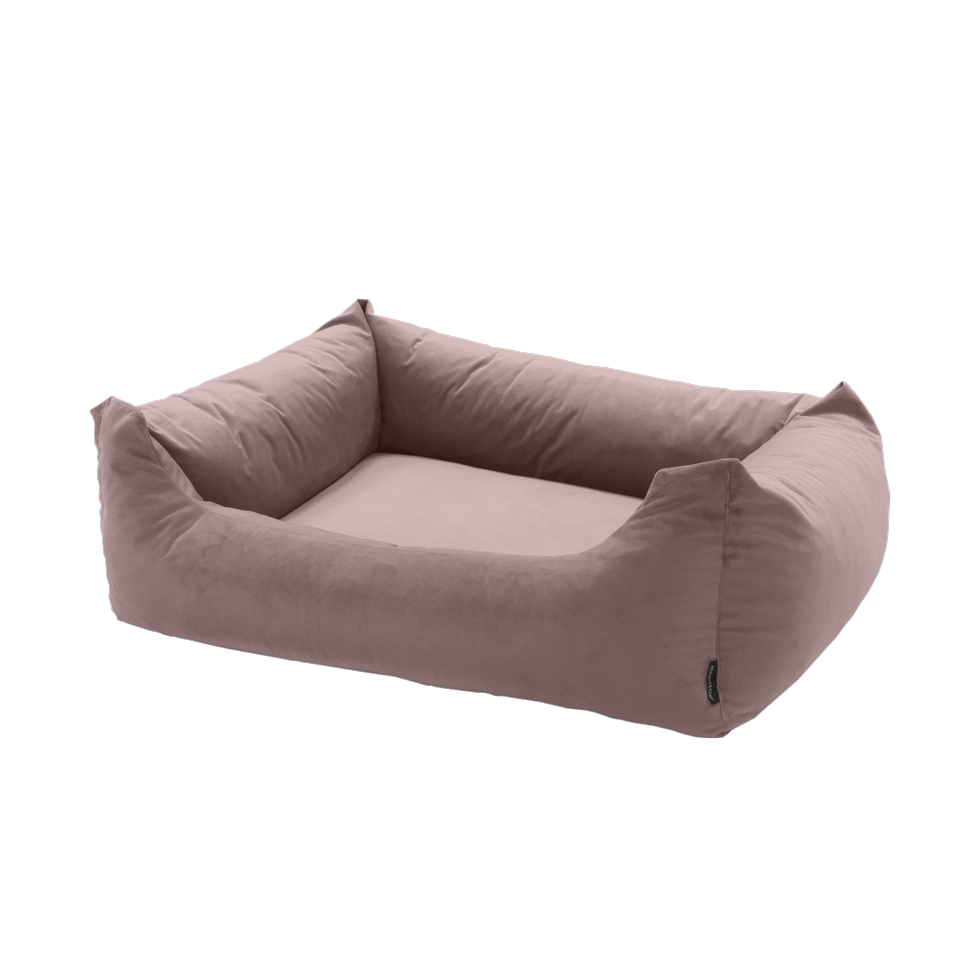 Madison Velours Dog Bed Rosa M