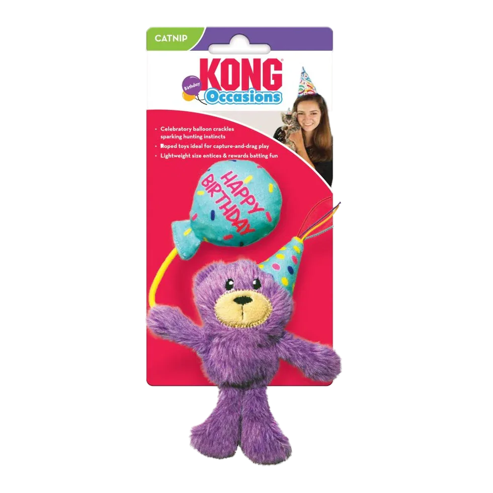 KONG Cat Occasions Birthday Teddy EU - PremiumHobby