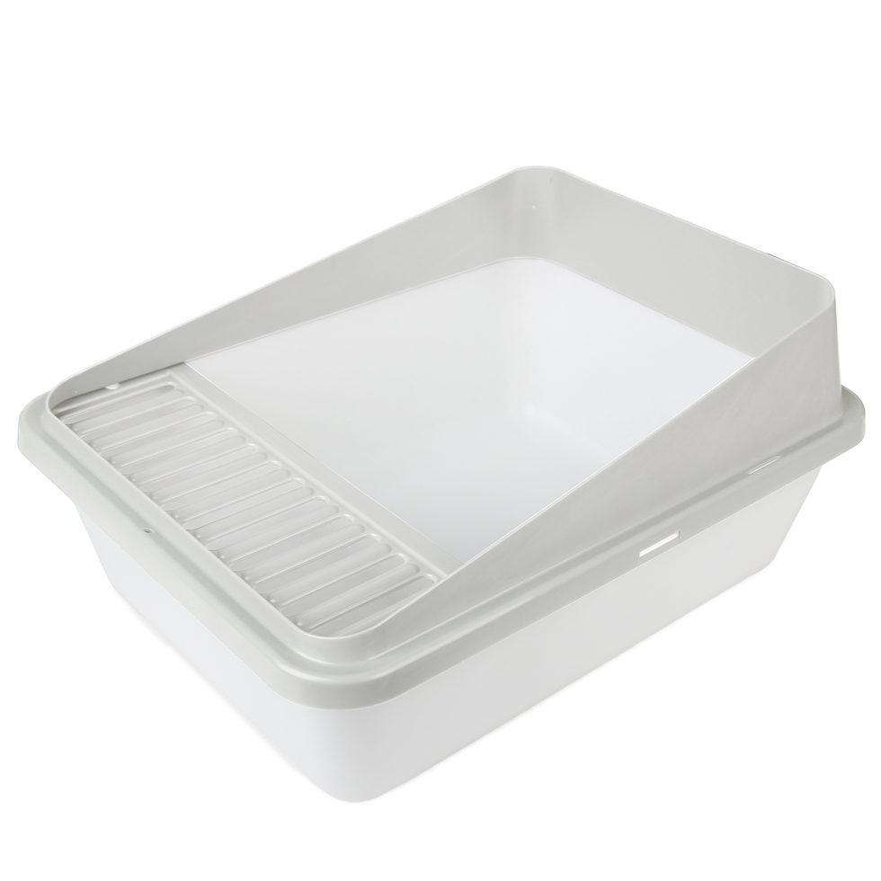 AFP Go Fresh - High Back Cat Litter Box Small - Sand