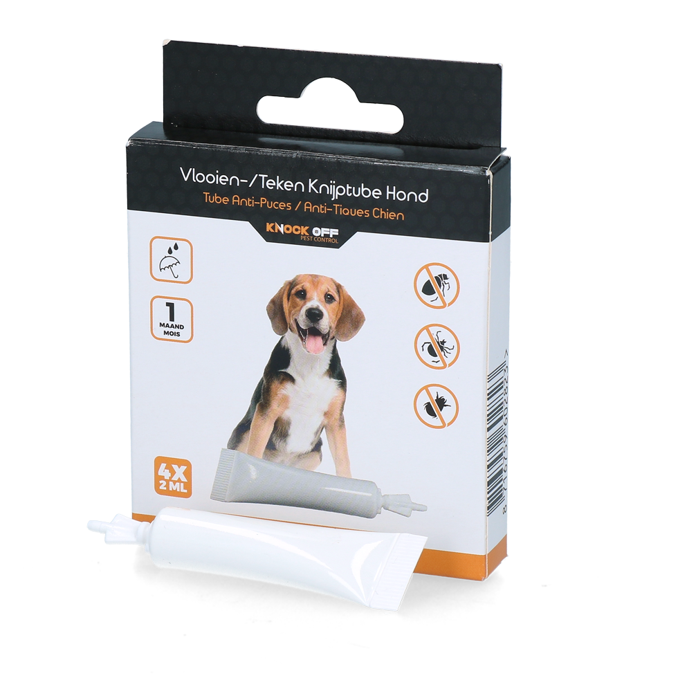Knock Pest Floh-Zeckentube Hund 5 bis 15 kg NL+FR