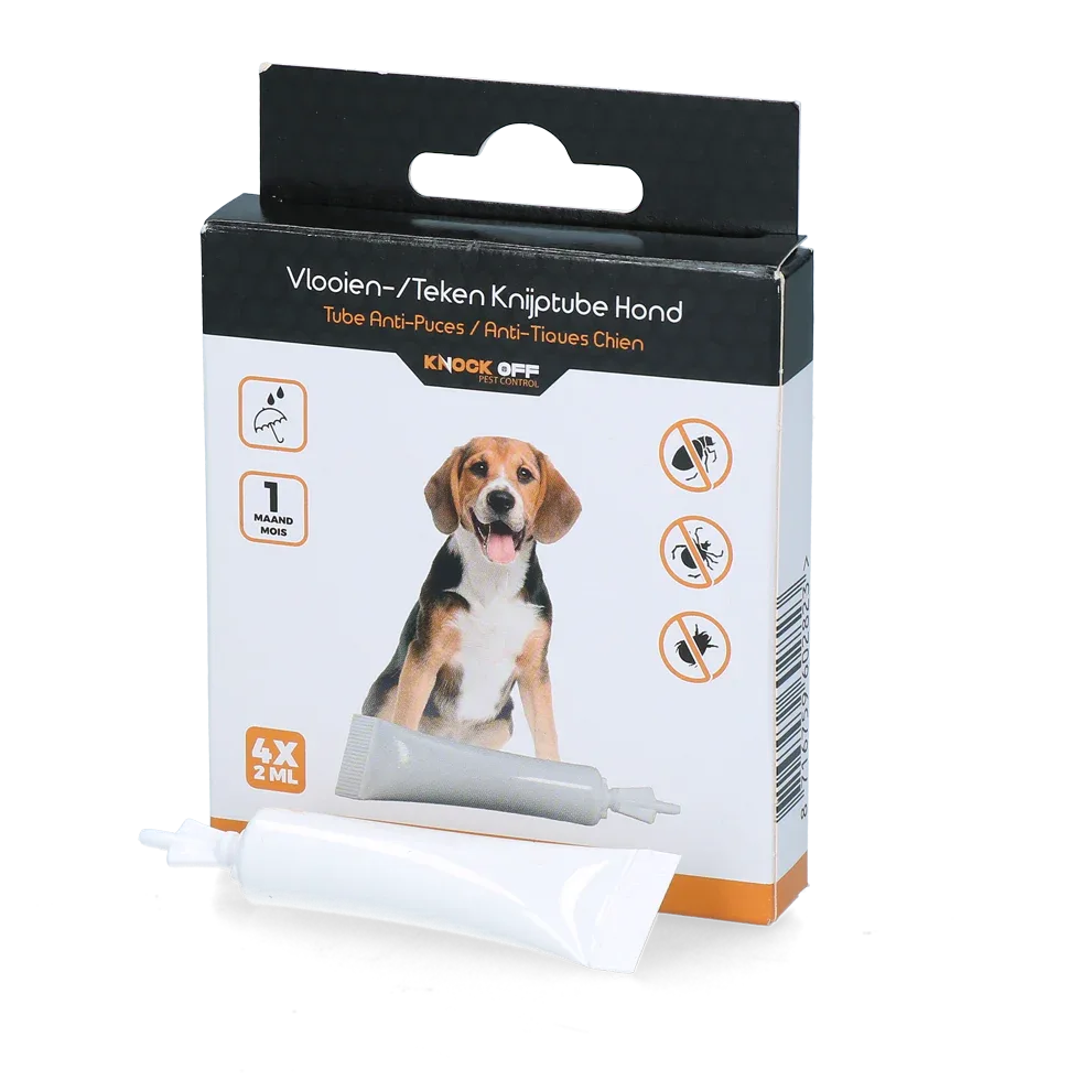 Knock Pest Floh-Zeckentube Hund 5 bis 15 kg NL+FR - PremiumHobby