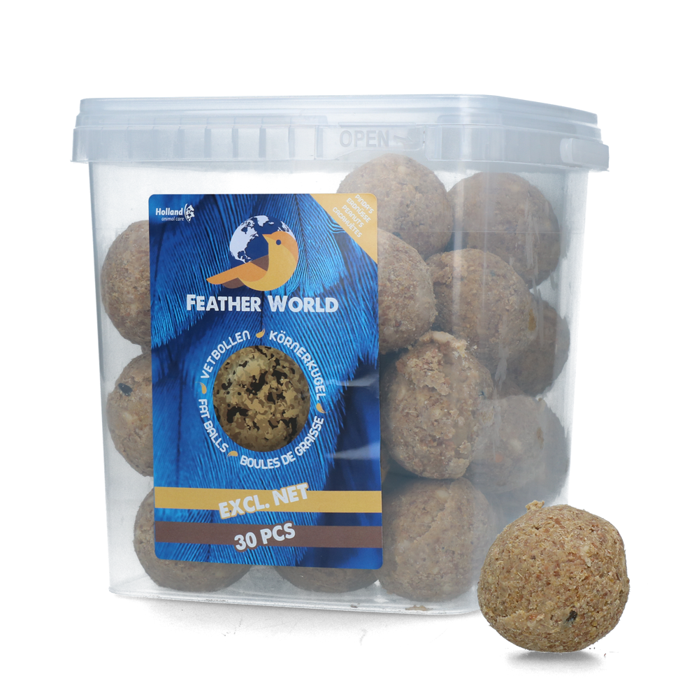 Feather World Erdnussball ohne Netz