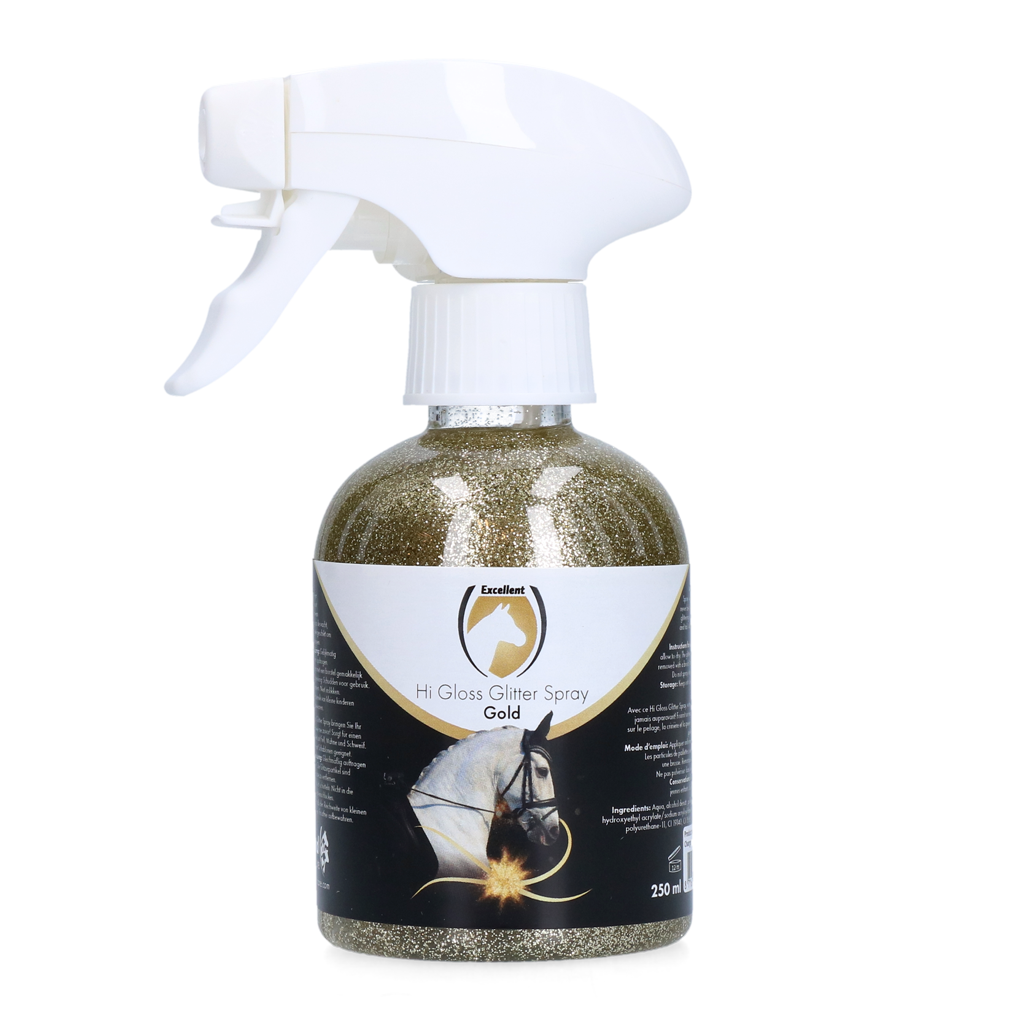 Hi Gloss Glitter Spray Gold