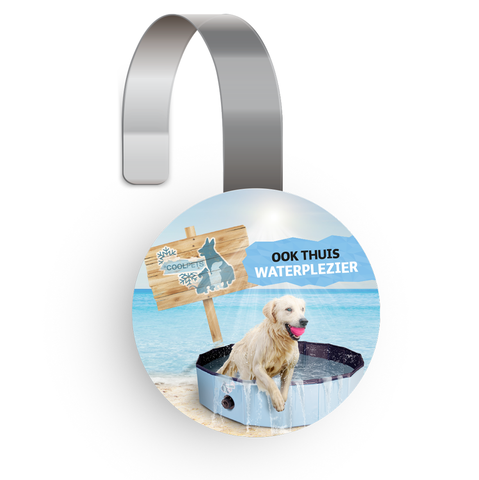 Wobbler Coolpets Zwembad NL/FR