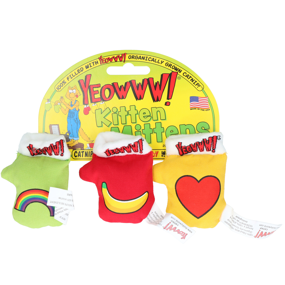Yeowww! Kitten Mittens - 3 Pack