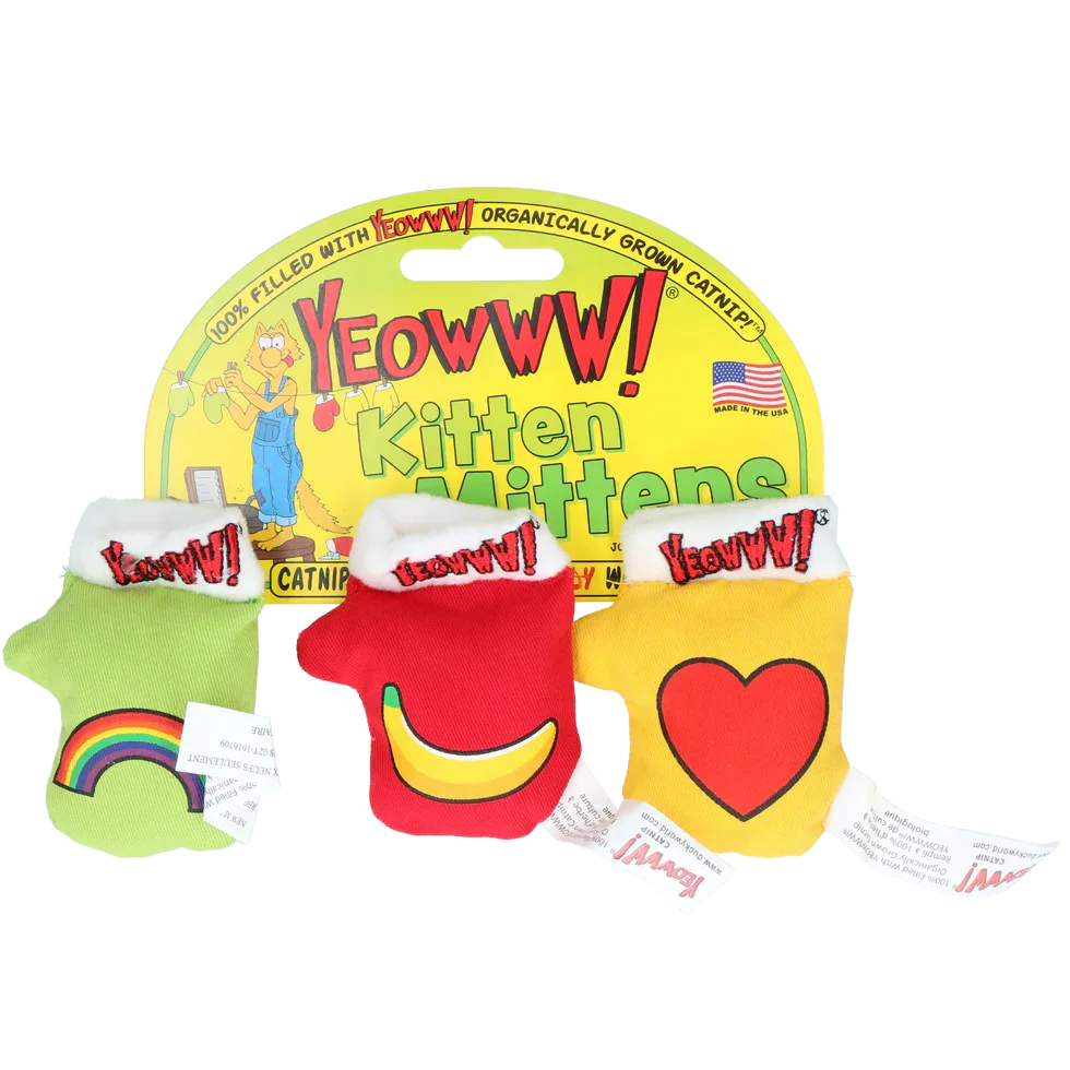 Yeowww! Kitten Mittens - 3 Pack - PremiumHobby