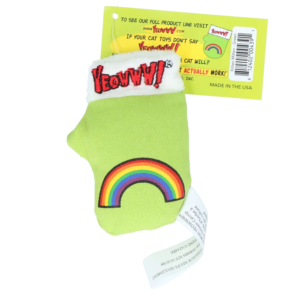 Yeowww! Kitten Mittens - Green - PremiumHobby