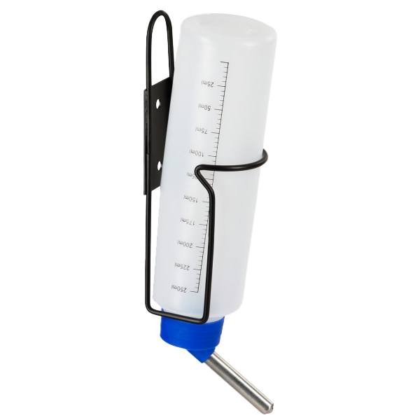 Trinkflasche 250ml mit Metallhalterung