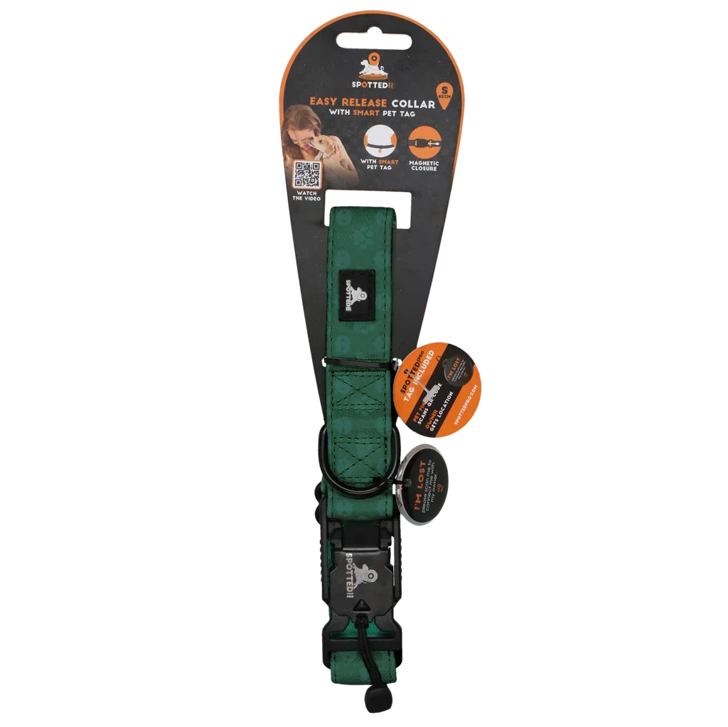 Spotted! PRO Halsband Grun S 40cm - PremiumHobby