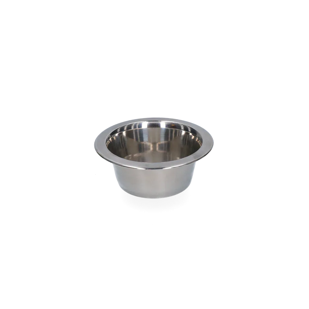 Futter- oder Trinknapf aus Edelstahl 200ml Ø 11cm - PremiumHobby