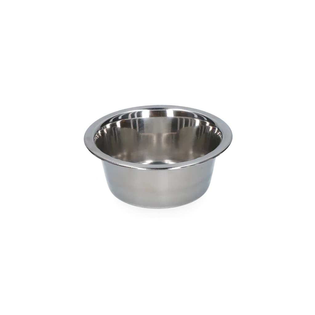 Futter- oder Trinknapf aus Edelstahl 350ml Ø 13cm - PremiumHobby