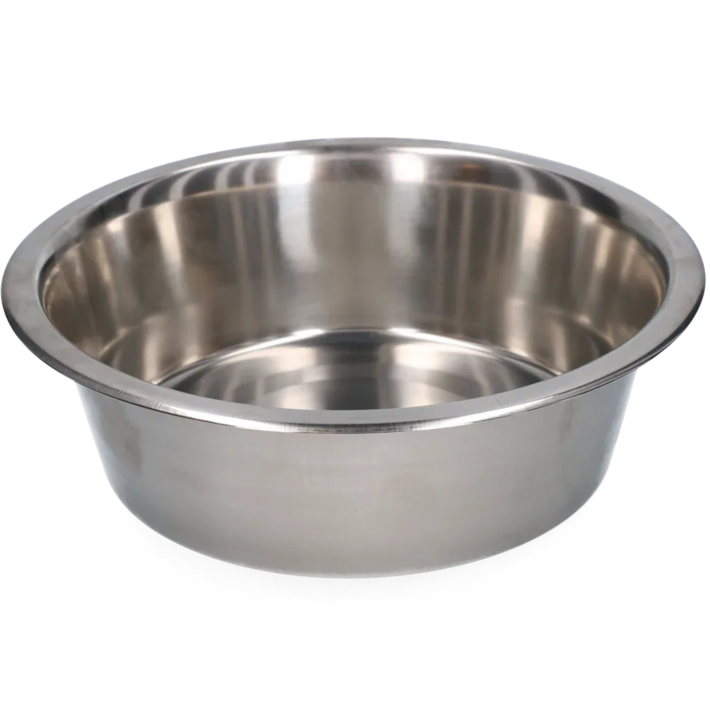 Speise- oder Trinkschale Edelstahl 4,00ltr Ø 28cm - PremiumHobby