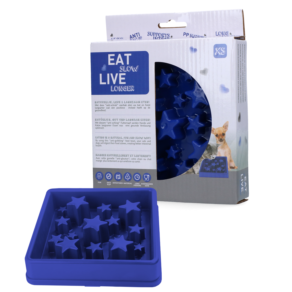 Eat Slow Live Longer Star Blue XS