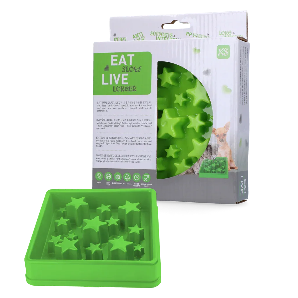 Eat Slow Live Longer Star Green XS - PremiumHobby