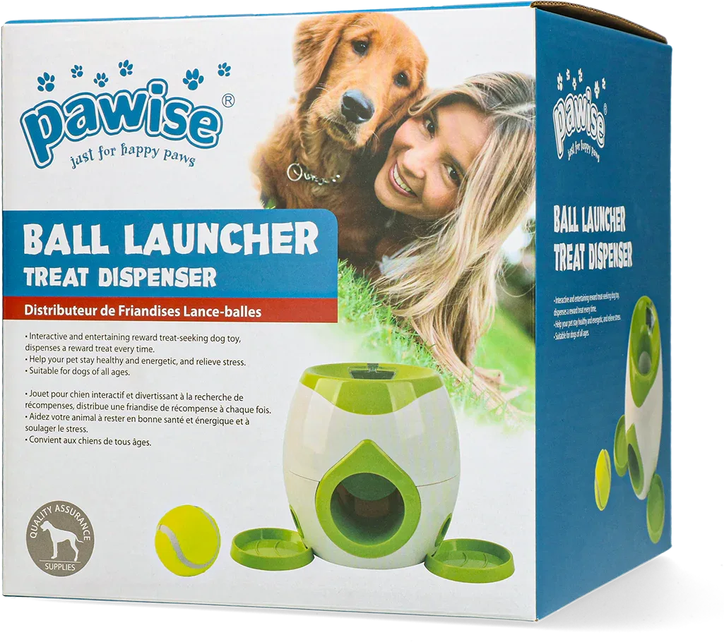 Pawise Ball Launcher Food Feeder - PremiumHobby