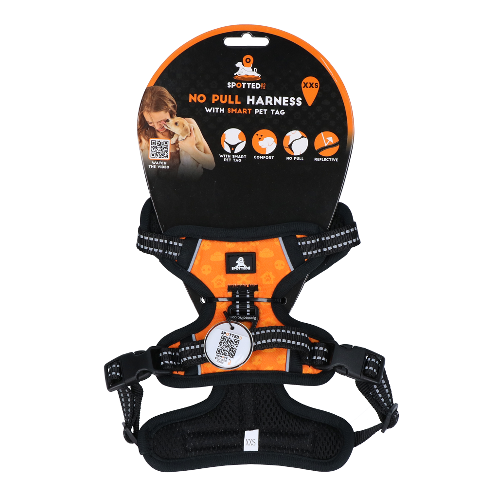 Spotted! PRO Geschirr Orange XXS