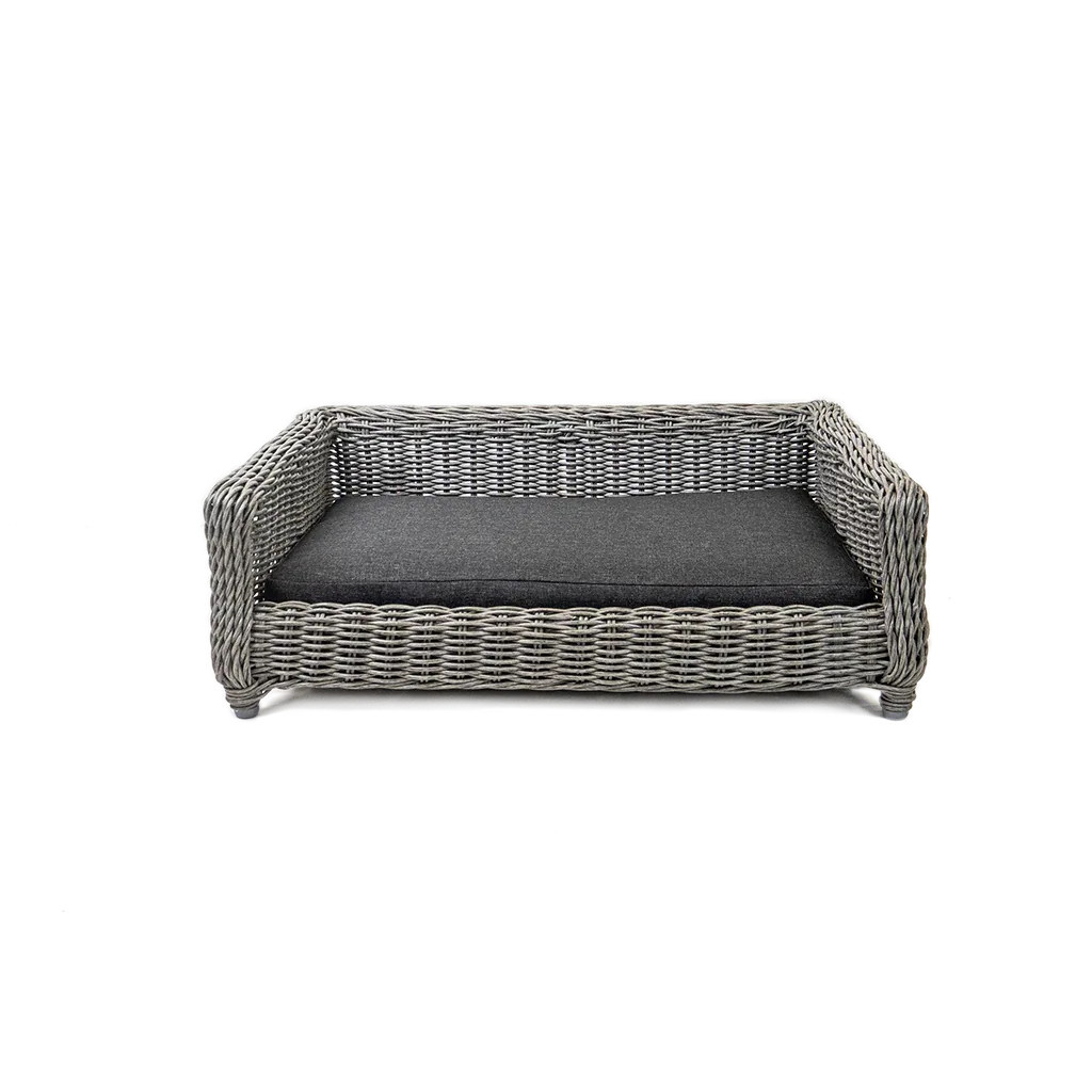 Let's Sleep Cozy Basket Weidenkorb Für Hunde M Anthrazit - PremiumHobby